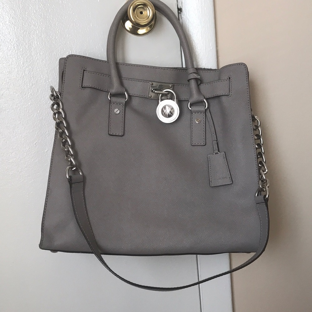 Gray Michael Kors bag